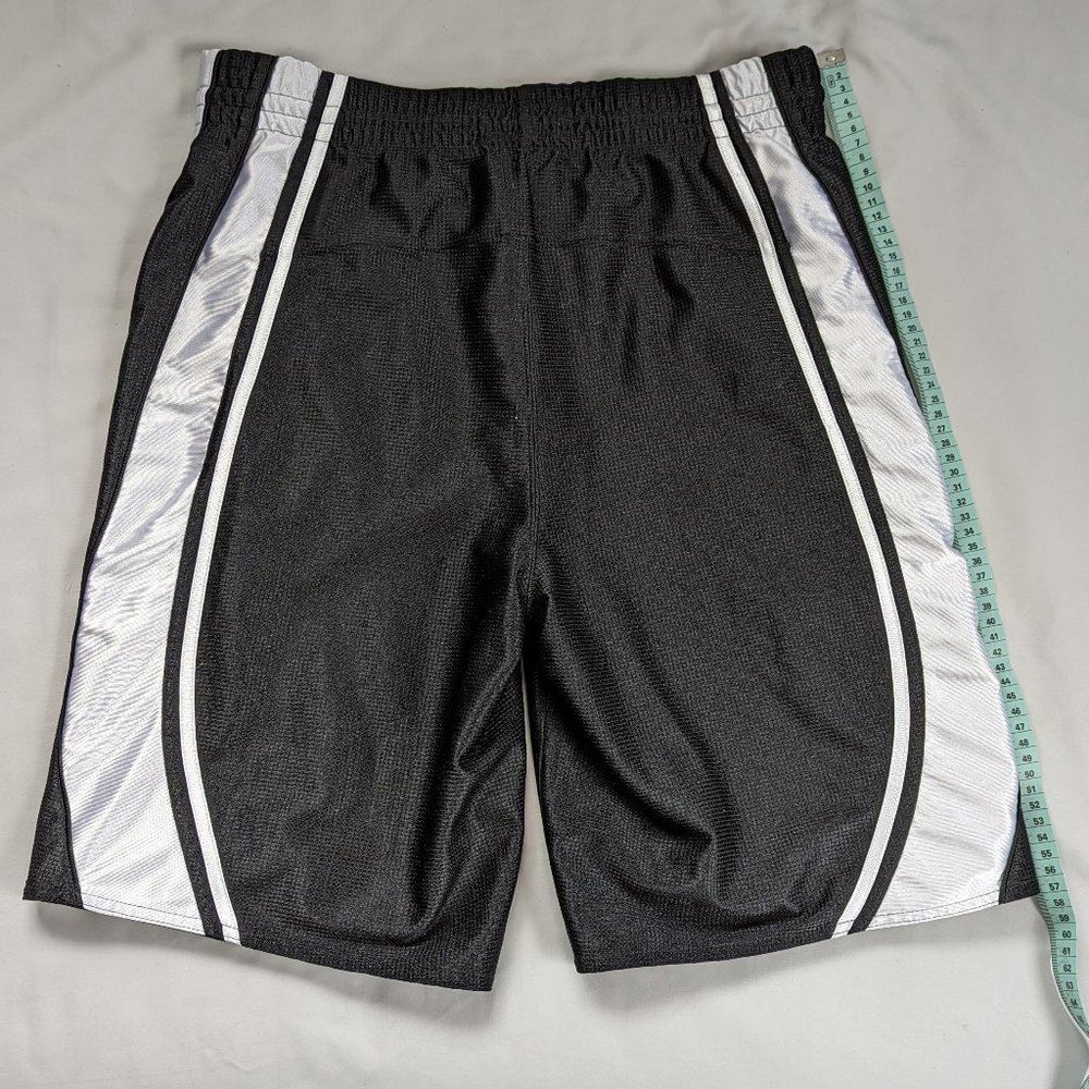 Champs Reversible Black and White Dazzle Basketball Shorts